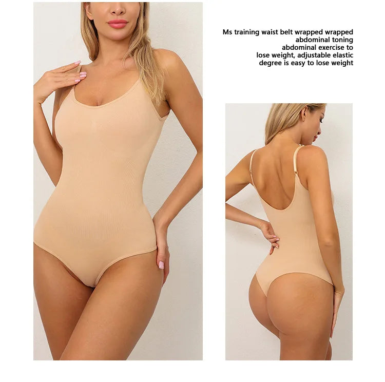 Women Full Body High Elastic Bodysuit Shapewear