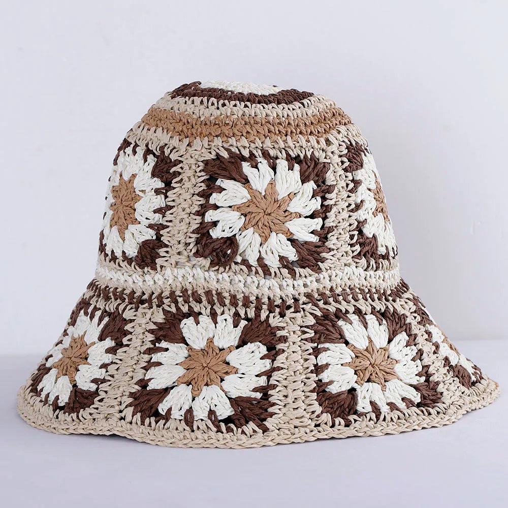 2025 Women Sun Hat Wide Large Brim Beach Hats Womens Summer Straw Hat Foldable Sun Hat Chapeau Femme Beach UV Protection Cap
