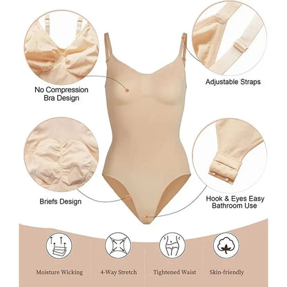 Bodysuit Shapewear Women Full Body Shaper