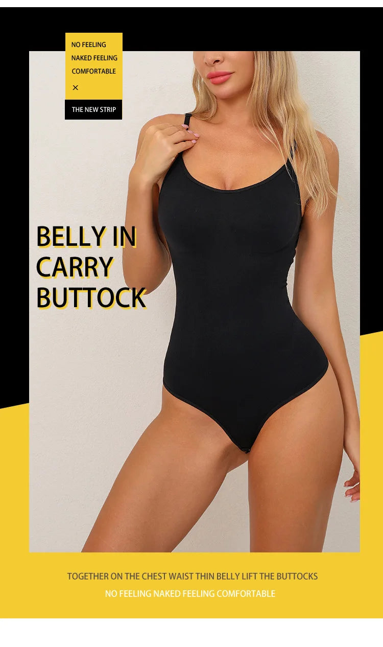 Women Full Body High Elastic Bodysuit Shapewear