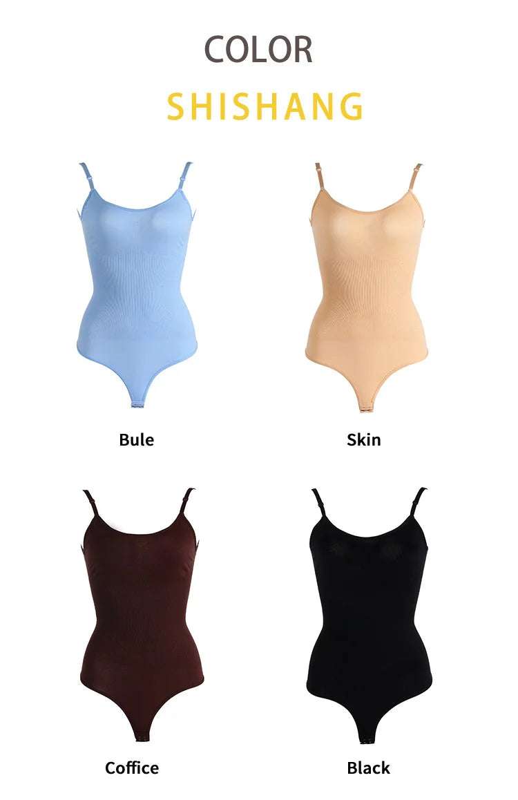 Women Full Body High Elastic Bodysuit Shapewear