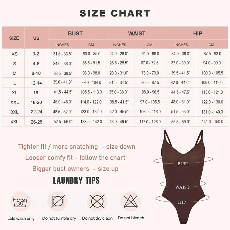 Body Shapers Slimming Body Suit Seamless Thong Body Suit