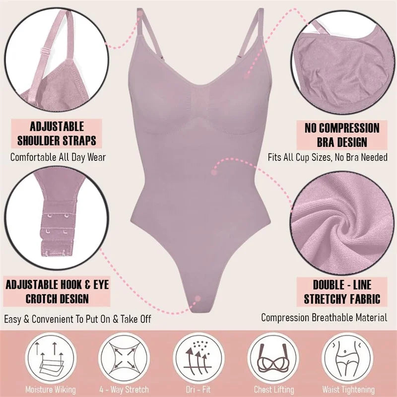 Body Shapers Slimming Body Suit Seamless Thong Body Suit