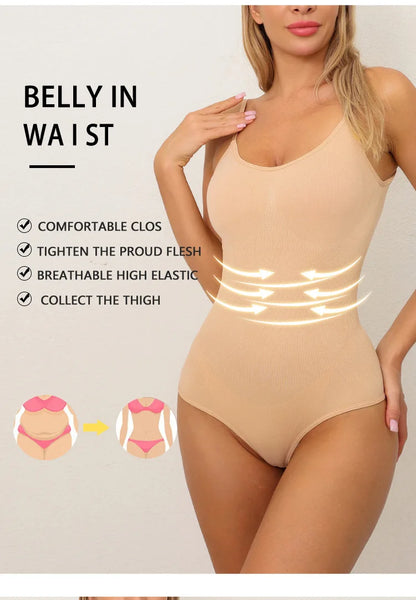 Women Full Body High Elastic Bodysuit Shapewear