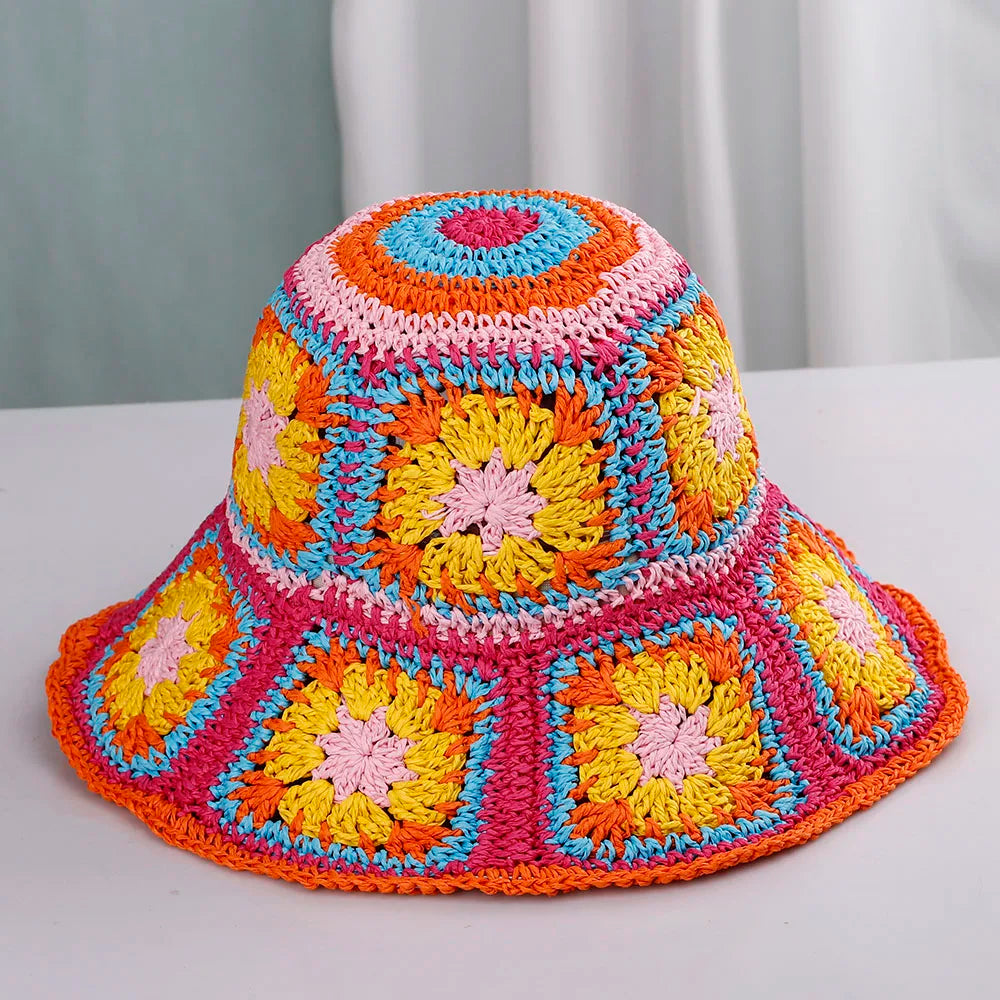 2025 Women Sun Hat Wide Large Brim Beach Hats Womens Summer Straw Hat Foldable Sun Hat Chapeau Femme Beach UV Protection Cap