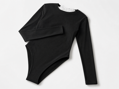 Black Long Sleeve Bodysuit