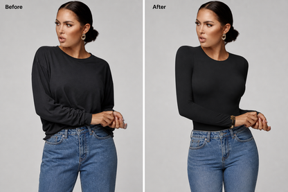 Black Long Sleeve Bodysuit